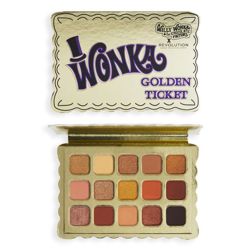 Willy Wonka Golden Ticket Palette di Ombretti - Make Up Revolution - 1