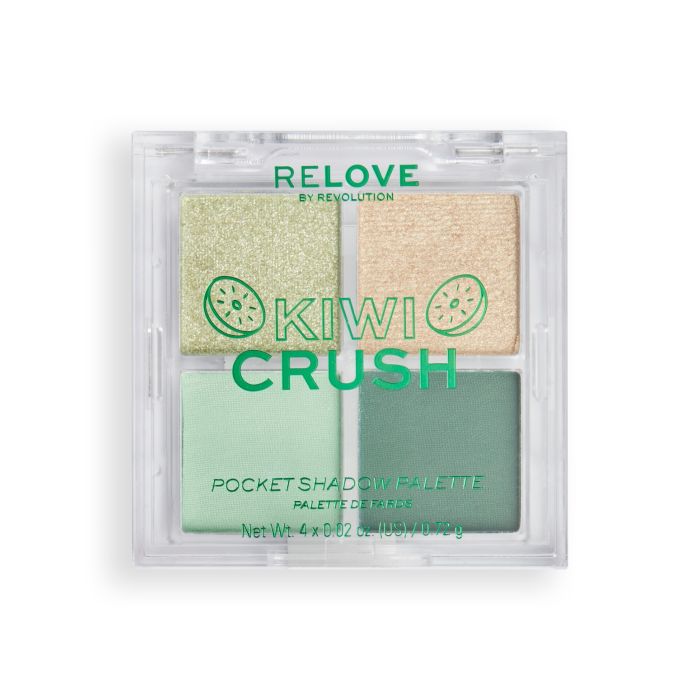 Palette di ombretti formato da viaggio - Revolution Relove : Kiwi Crush - 1