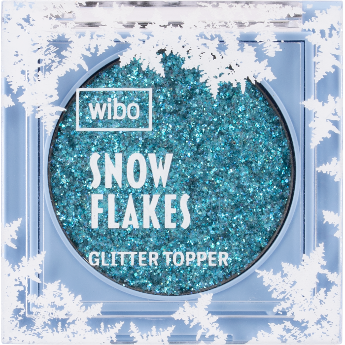 Ombretto Snowflakes Glitter Topper - Wibo : 01: Arctic Sky - 1