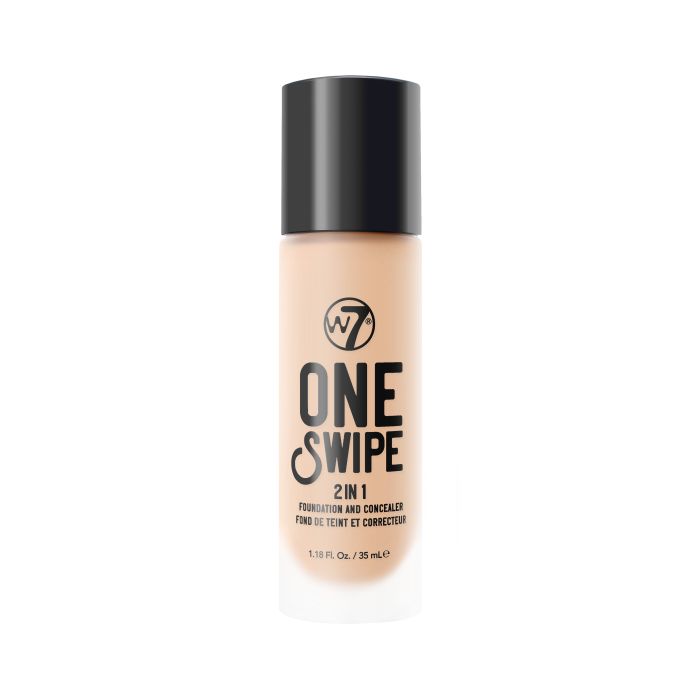 Fondotinta e Correttore 2in1 One Swipe 35 ml - W7 : Sand Beige - 1