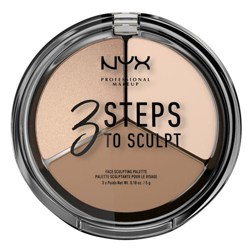 Palette Contour Viso Steps to Sculpt - Nyx : Fair - 1