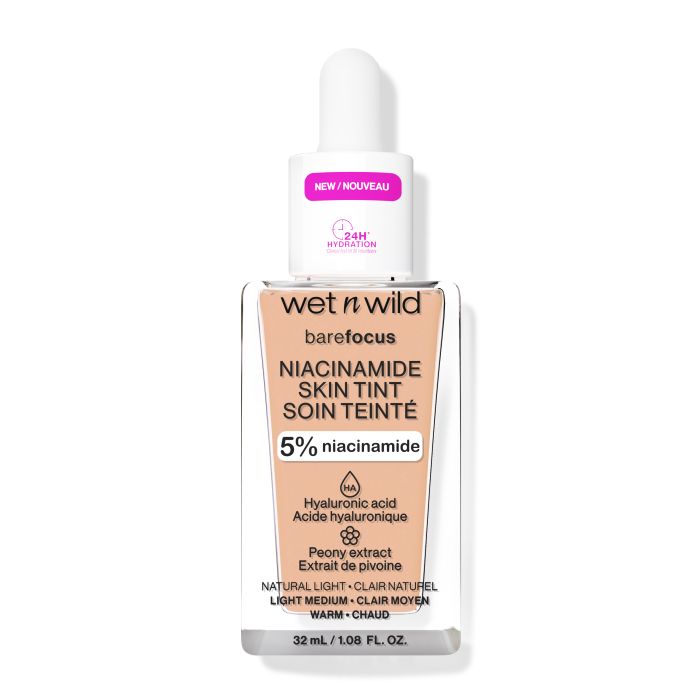 Fondo di trucco Bare Focus Niacinamide Skin Tint - Wet N Wild : Cream Beige - 1