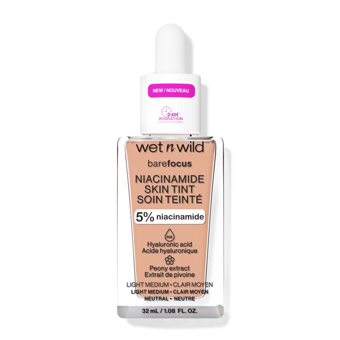 Fondo di trucco Bare Focus Niacinamide Skin Tint - Wet N Wild : Natural Light - 1