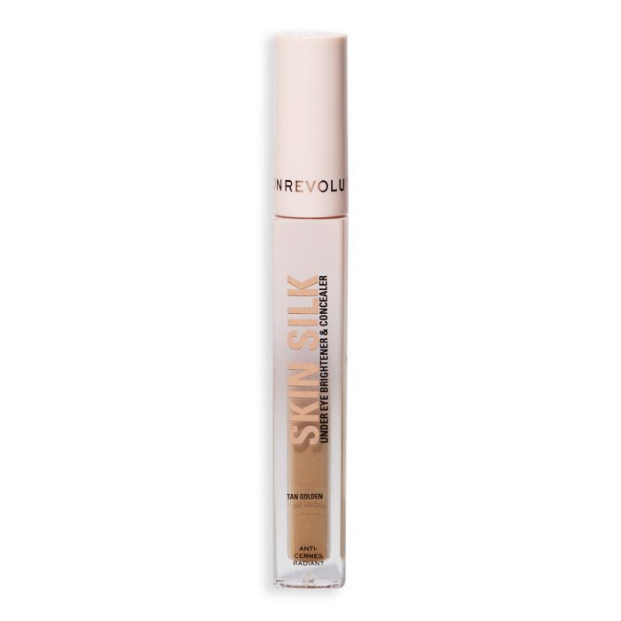 Siero Illuminante Contorno Occhi Silk Radiant 4ml - Make Up Revolution : Tan Golden - 1