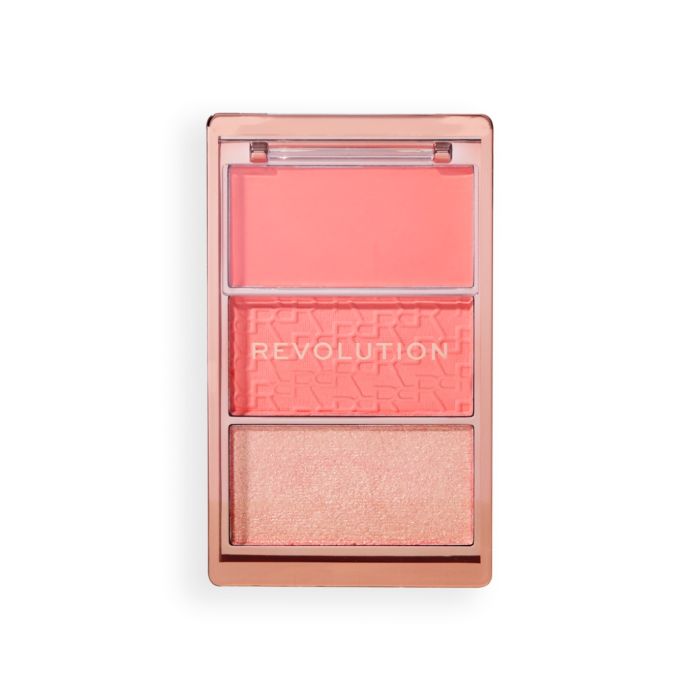 Palette di fard Icon Blush - Make Up Revolution : Authentic Peach - 1
