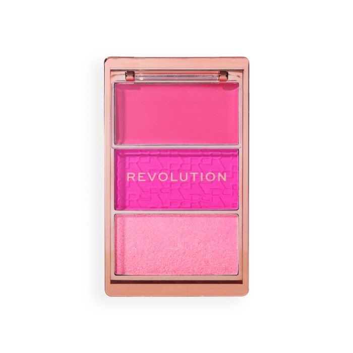 Palette di fard Icon Blush - Make Up Revolution : Hot Pink Flag - 1