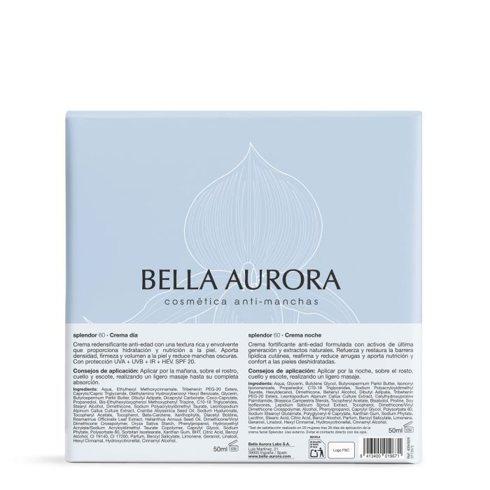 Pacchetto Splendor 60 Giorno + Splendor 60 Notte 100 ml - Bella Aurora - 3