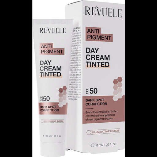 Crema Giorno Anti Pigment Tinted Spf50 40 ml - Revuele - 1