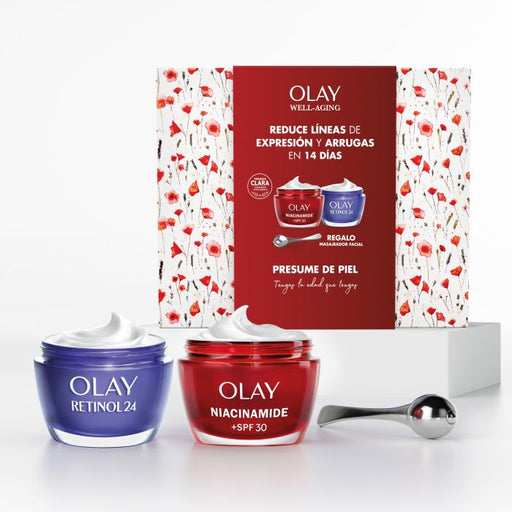 Set Crema Idratante Giorno Spf30 + Crema Notte al Retinolo 24h 50 ml - Olay - 1