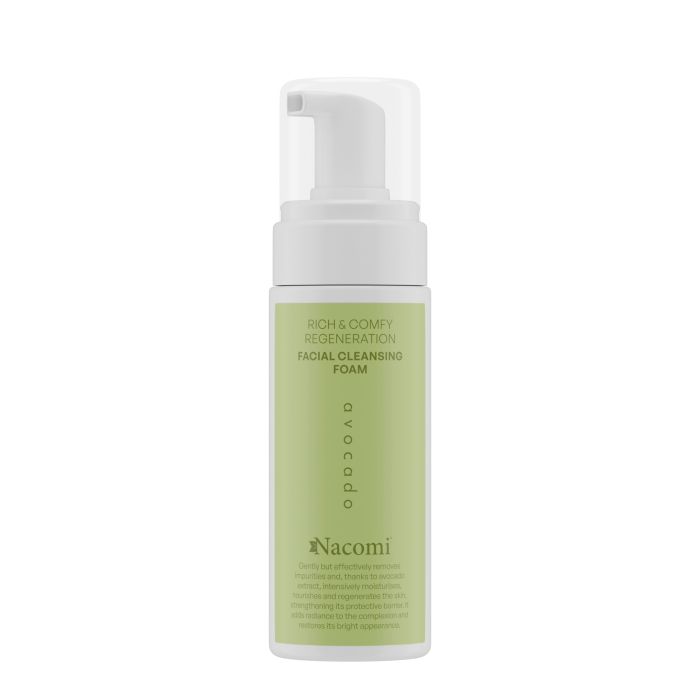 Schiuma detergente viso Avocado Ricca e Confortevole Rigenerante 150 ml - Nacomi - 1