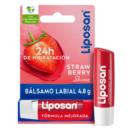 Balsamo Labbra Fragola Shine 4.8 gr - Liposan - 1