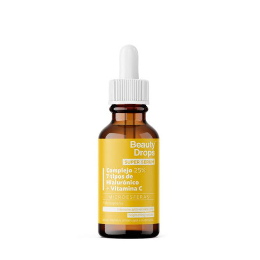 Siero Intensivo Antirughe ed Illuminante con Acido Ialuronico + Vitamina C 30 ml - Beauty Drops - 1