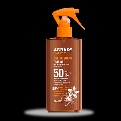 Olio Solare Spf50 200 ml - Agrado - 1
