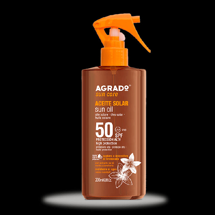 Olio Solare Spf50 200 ml - Agrado - 1