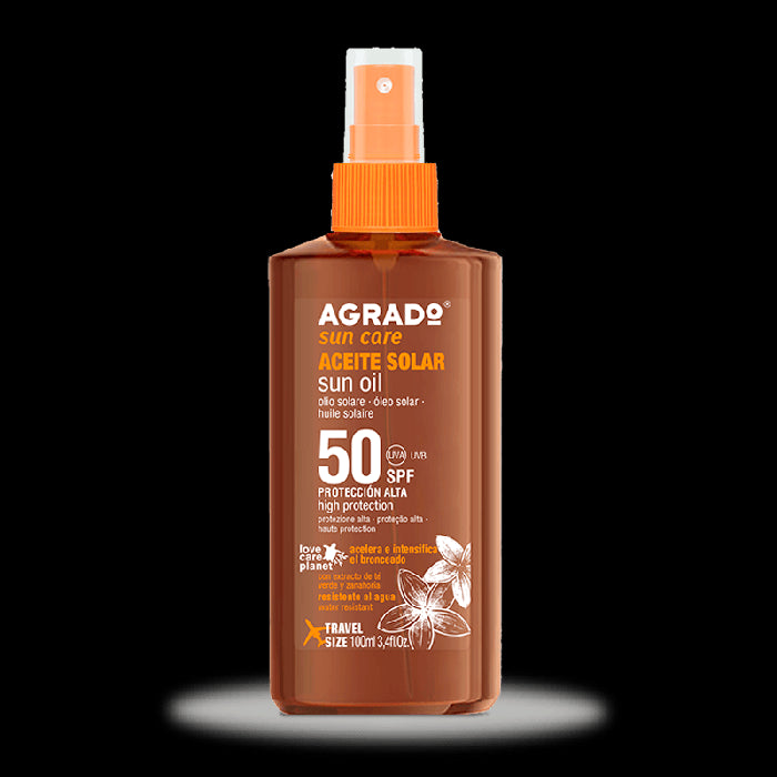 Olio Solare Spf50 100 ml - Agrado - 1