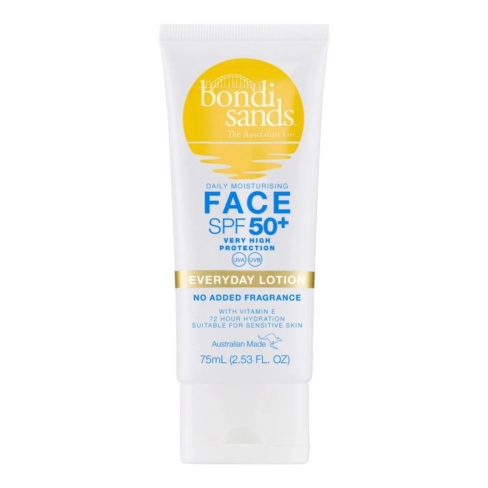 Bondi Sands - Loción Protectora Facial Hidratante - SPF50+ Sin Perfume - 75 ml - Bondi Sands - 1