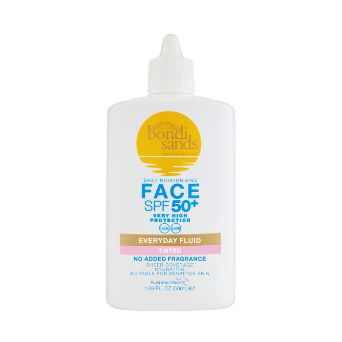 Bondi Sands - Fluido Facial con Color y Sin Fragancias SPF50+ - 50 ml - Bondi Sands - 1
