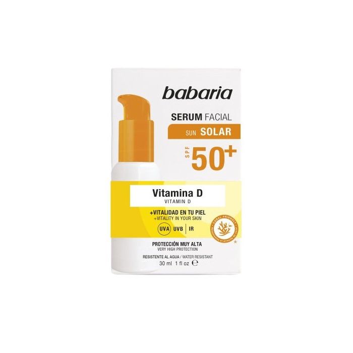 Siero Solare Viso Vitamina D SPF50+ 30ml - Babaria - 1