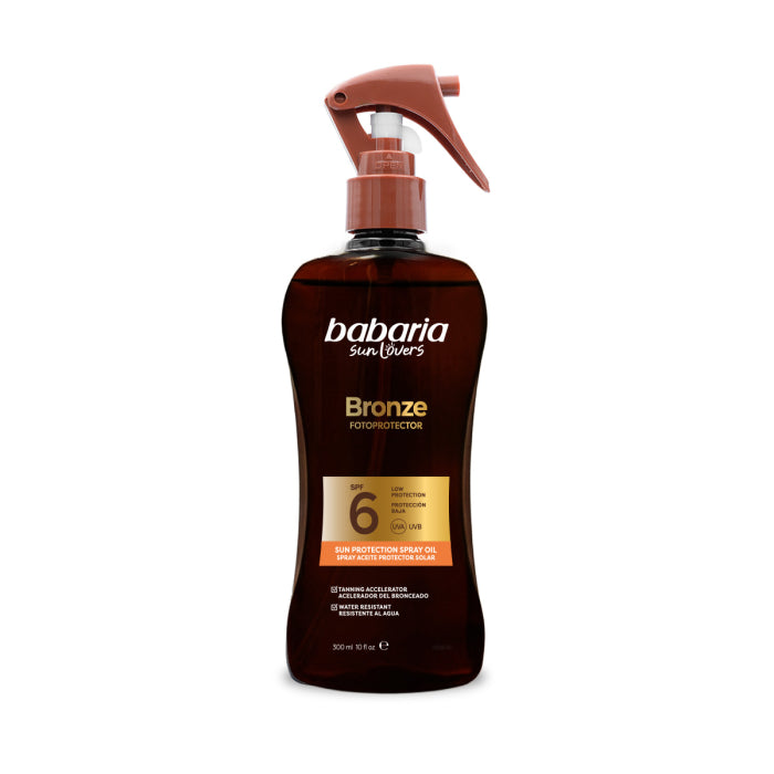 Olio Protettivo Solare Bronze Spf6 300 ml - Babaria - 1