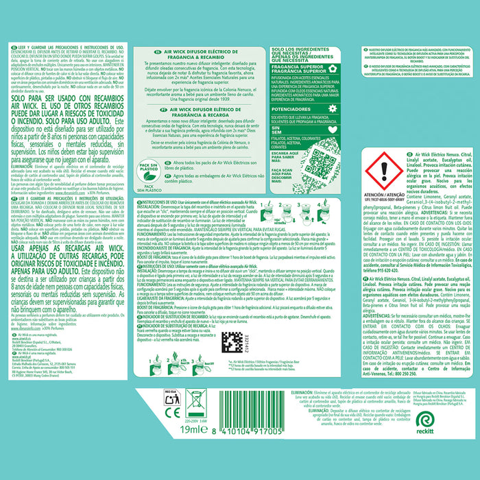 Oli Essenziali Diffusore Elettrico Profumatore Nenuco e Ricarica - Air-wick - 2