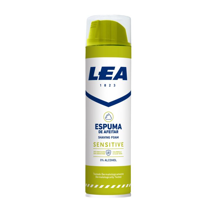 Lea - Espuma de Afeitar Sensitive 0% Alcohol - 250 ml - Lea - 1