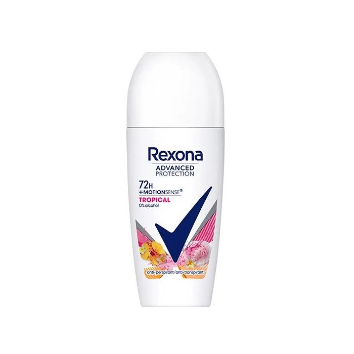 Deodorante roll-on antitraspirante tropicale 72h Advanced Protection 50ml - Rexona - 1
