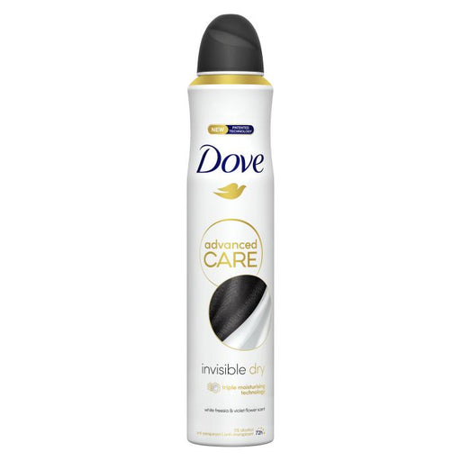 Deodorante Spray Antitranspirante Advanced Care Invisible Dry 200 ml - Dove - 1