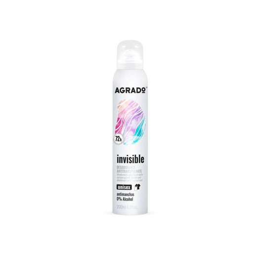 Deodorante Spray Antitraspirante Invisible 200ml - Agrado - 1