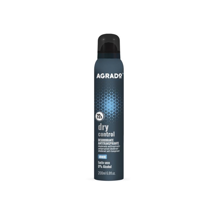 Deodorante Spray Antitraspirante Men Dry Control 200 ml - Agrado - 1