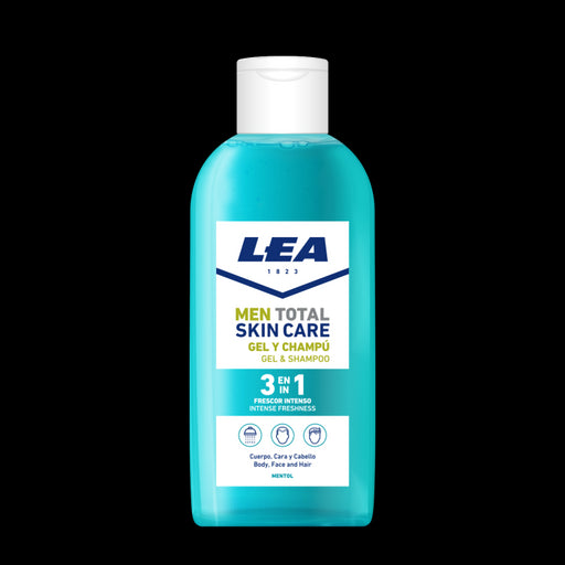 Gel cura della pelle totale per uomini e shampoo freschezza intensa - Lea - 1