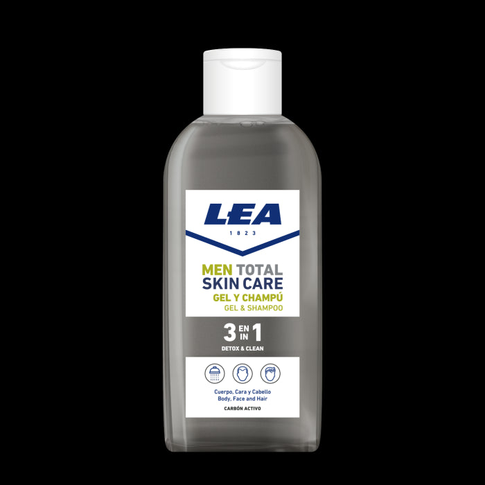 Gel-shampoo 3in1 Detox Men Total Skin Care - Cn - Lea - 1