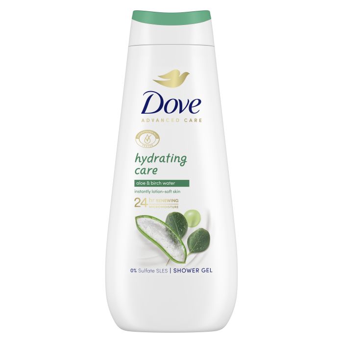 Gel Doccia Avanzato Idratante Cura Aloe e Acqua di Betulla 400 ml - Dove - 1