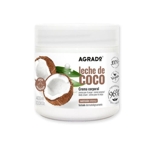Crema Corpo Latte di Cocco 400ml - Agrado - 1