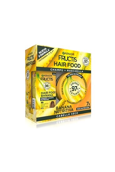 Fructis Pacchetto Hair Food Shampoo + Maschera Nutriente alla Banana 750 ml - Fructis - 1