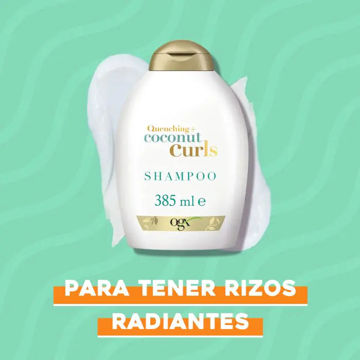 Shampoo ai Ricci di Cocco per Capelli Ricci e Ondulati 385 ml - Ogx - 3