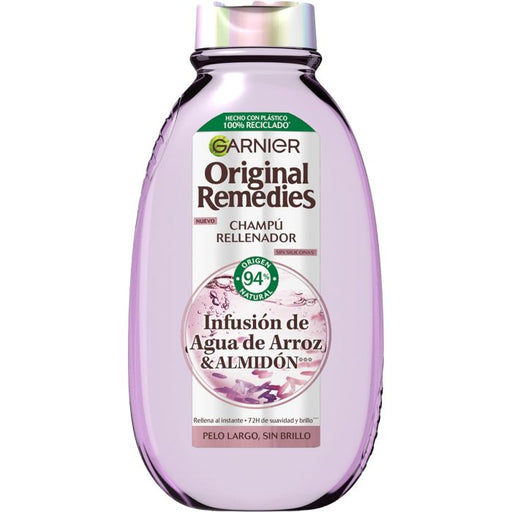 Shampoo Riparatore Infuso all'Acqua di Riso e Amido - Original Remedies 400ml - Garnier - 1