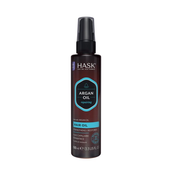 Olio Riparatore per Capelli all' Olio di Argan - Hask : 100ml - 1