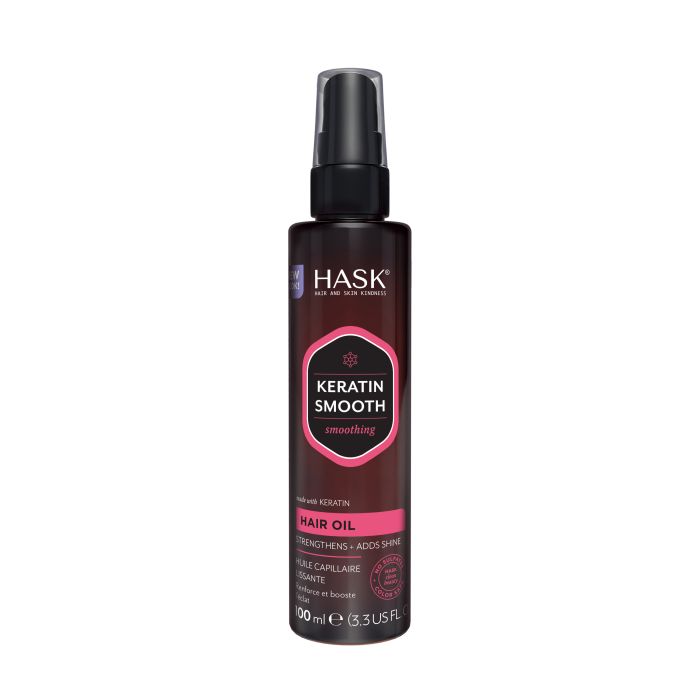 Olio per capelli lisciante Keratin Smooth Hair Oil da 100 ml - Hask - 1