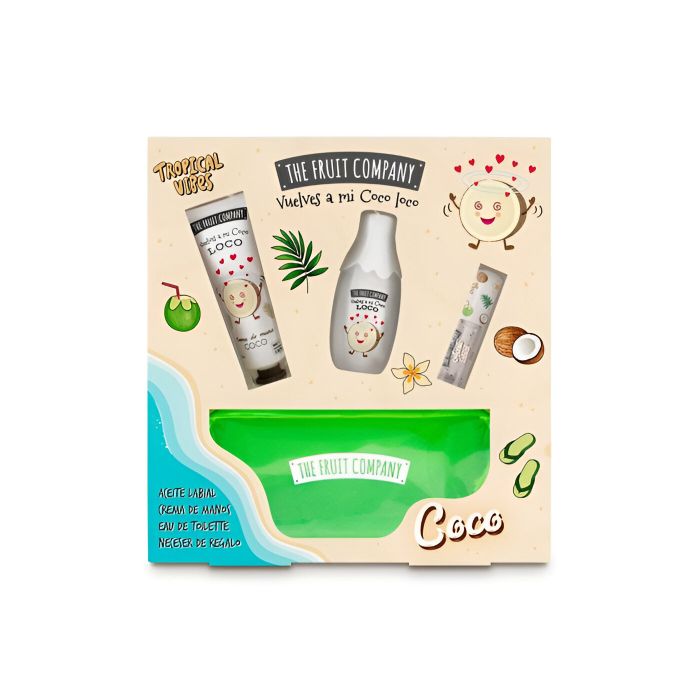 Set Estate Coco Eau de Toilette + Crema Mani + Olio Labbra + Beauty Case 100 ml - The Fruit Company - 1
