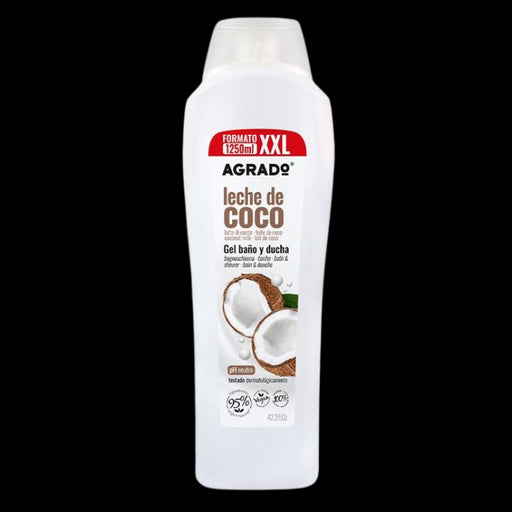 Gel Doccia e Bagno Xxl Latte di Cocco 1250 ml - Agrado - 1