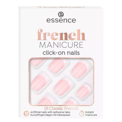 Unghie Artificiali Click-on French Manicure - Essence: 01 - Classic French - 1