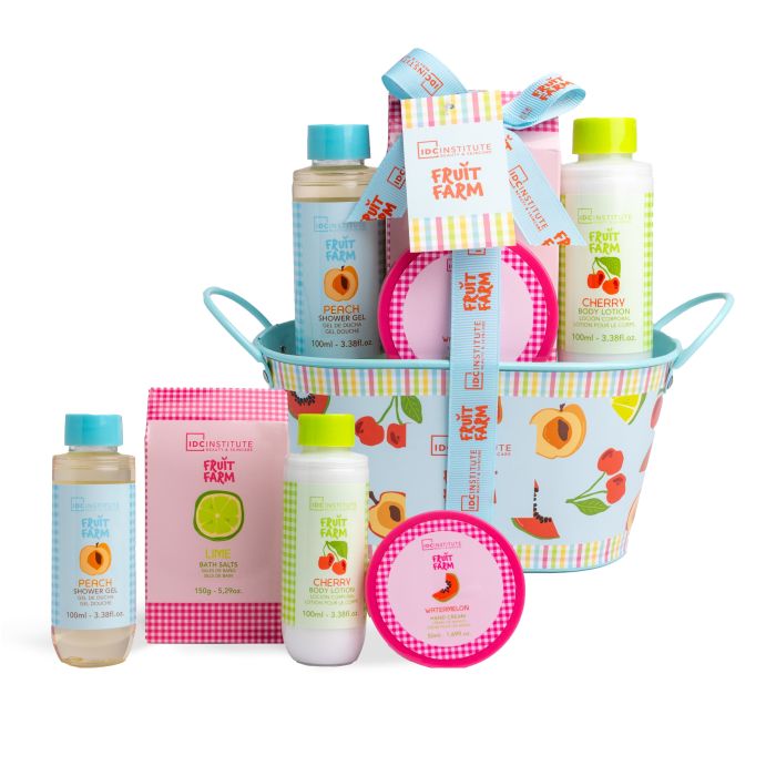 Idc Institute - Fruit Farm Pamper Tin - Set Frutal - 250 ml - Idc Institute - 1