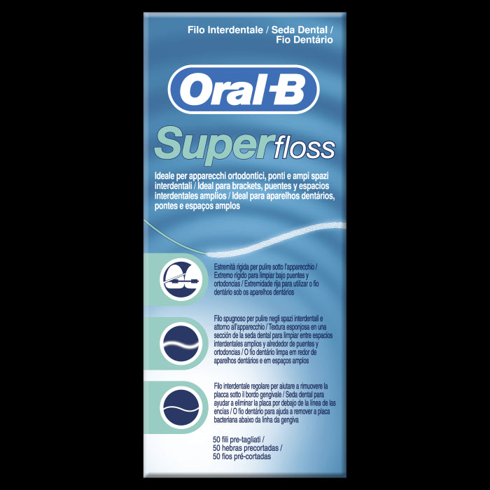 Super Floss Filo Interdentale per Ortodonzia - Oral-b - 1