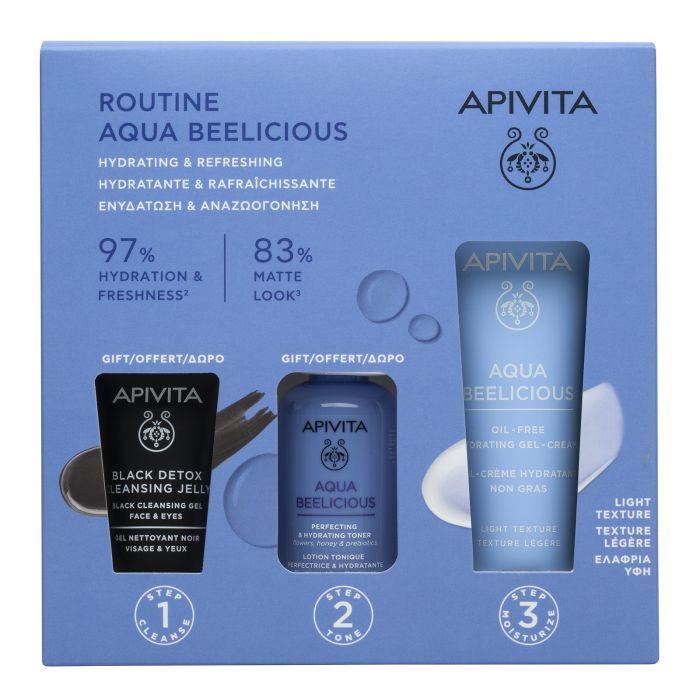 Apivita - Pack Aqua Beelicious Rutina Hidratante y Refrescante - 105 ml - Apivita - 1
