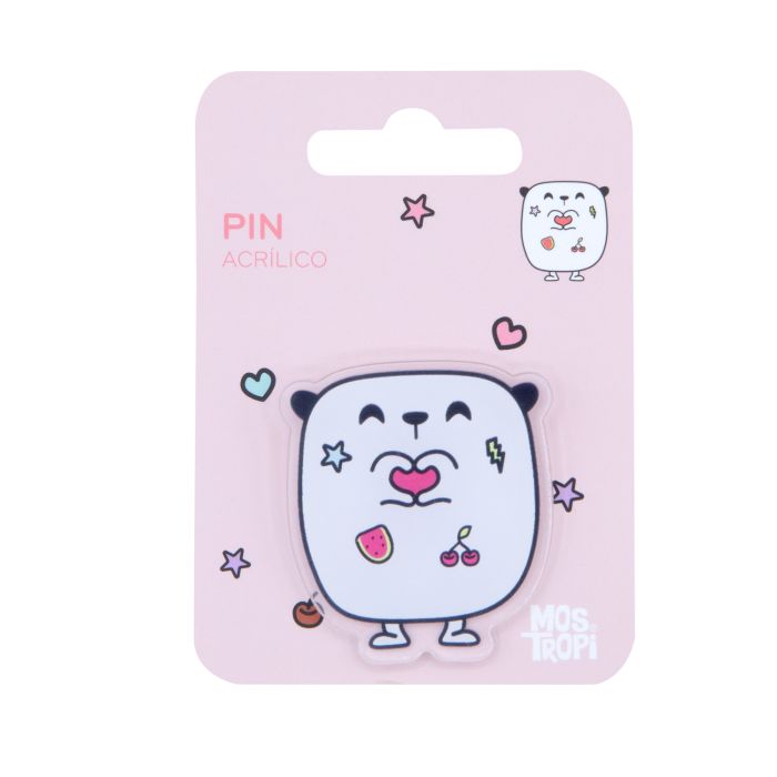 Pin Acrílico - Diseño divertido - 4.8 gr - Mostropi - 1
