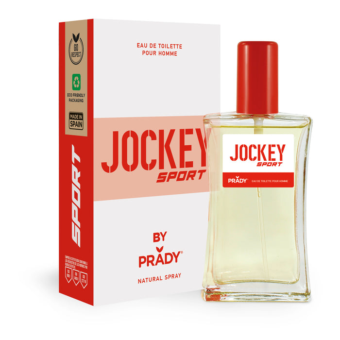 Profumo Jockey Sport Homme Rosso e Bianco 90 ml - Prady - 1