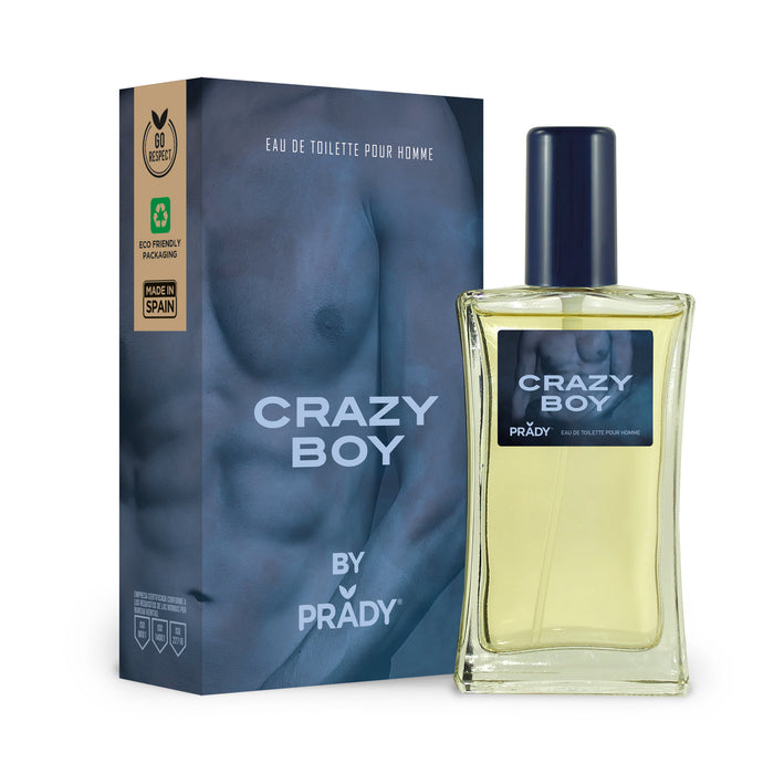 Eau de Toilette Crazy Boy Homme 90 ml - Prady - 1