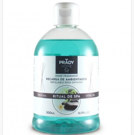 Ricarica Mikado - Prady - 500 ml | Deodorante Ambientale in Formato Risparmio per Diffusori con Bastoncini - Prady : Ritual de Spa - 1