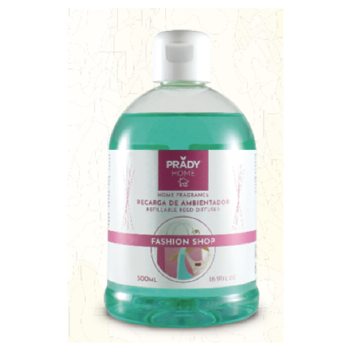 Ricarica Mikado - Prady - 500 ml | Deodorante Ambientale in Formato Risparmio per Diffusori con Bastoncini - Prady : Fashion Shop - 1
