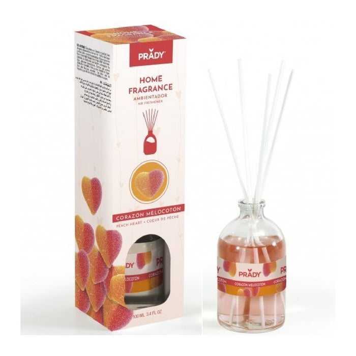Diffusore Mikado 100ml - Prady : Corazón Melocotón - 1